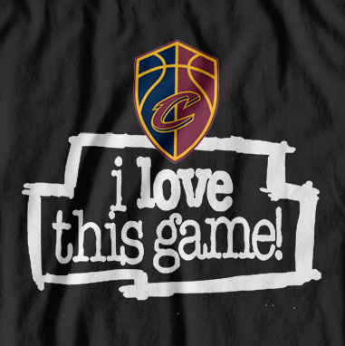Cleveland i Love this Game Shield